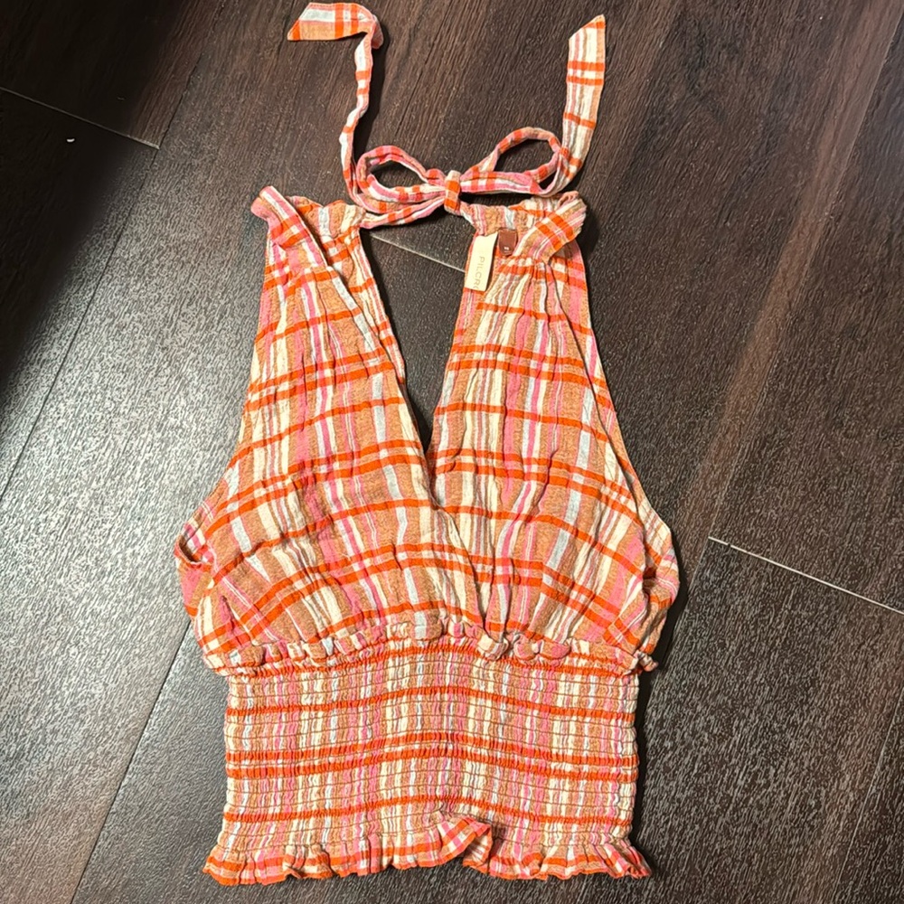 Anthropologie Pilcro Jessie Halter Top size xs